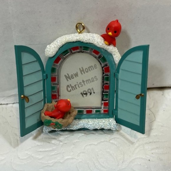 VTG Heirloom Collection 1991 New Home Window Christmas Ornament NIB - Picture 8 of 12